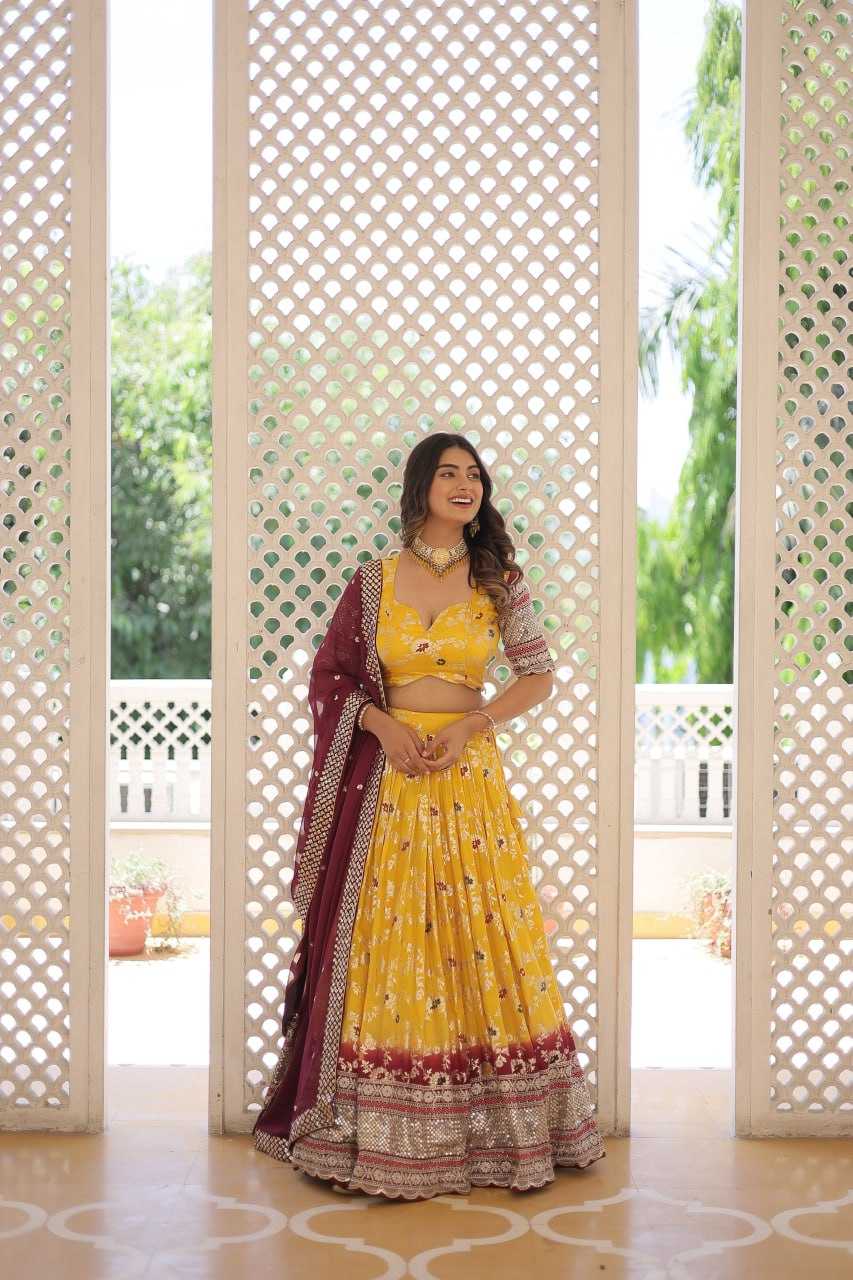 Viscose Kesh132 7105 Lehengas  Traditional Embroidered Lehengas