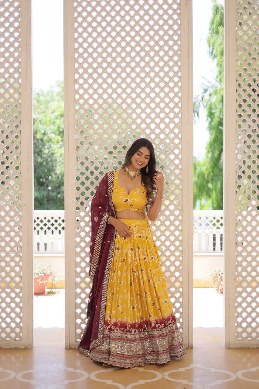 Viscose Kesh132 7105 Lehengas  Traditional Embroidered Lehengas