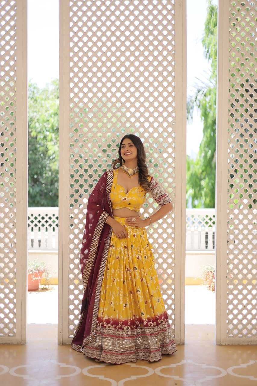 Viscose Kesh132 7105 Lehengas  Traditional Embroidered Lehengas