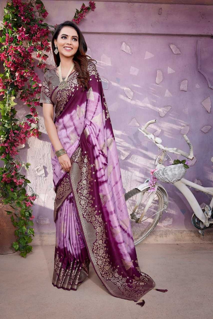 Viscose Rho Chibori Sarees  Jacquard Zari Border Viscose Sarees