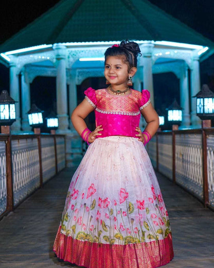 Viscose Rrkt Festive  Kids Lehengas