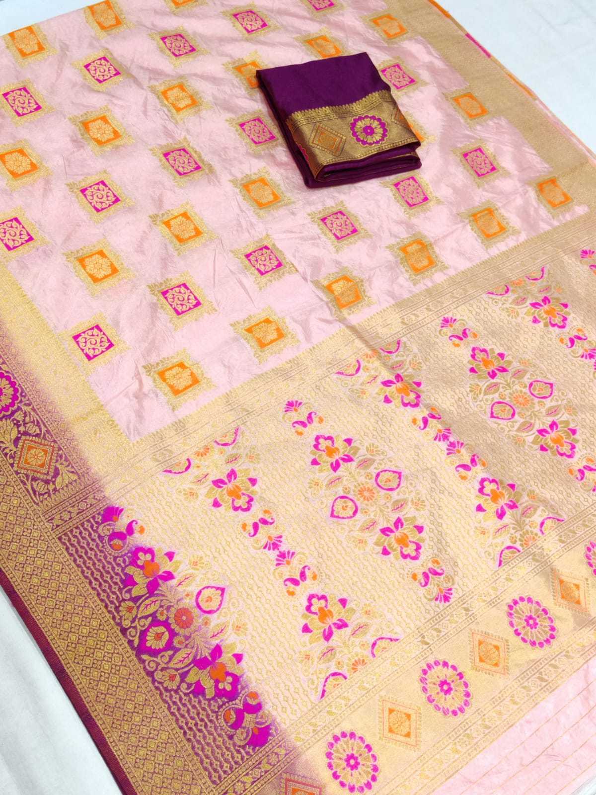 Zari Silk Nsd 27 Silk Sarees  Dola Silk Traditional Banarasi Silk Sarees E