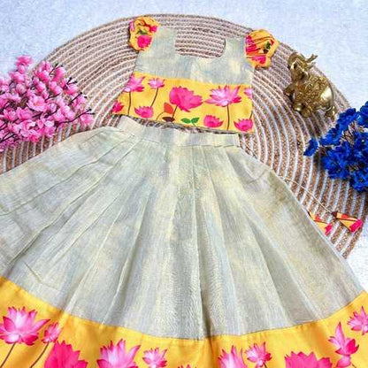 Zari Silk Rrkt 0056 Kids Wear  Kids Lehenga